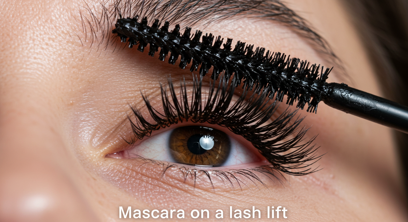 can you wear mascara on a lash lift