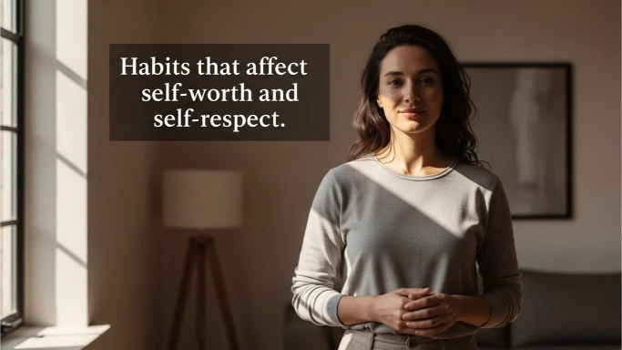 Habits that affect self-worth and self-respect.